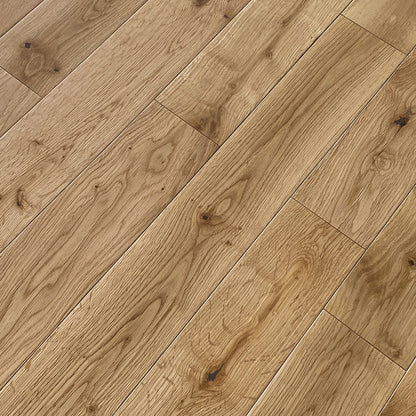 Natural Oak - 12mm UV Lacquered Engineered Real Wood Flooring (LIBEO12x125)
