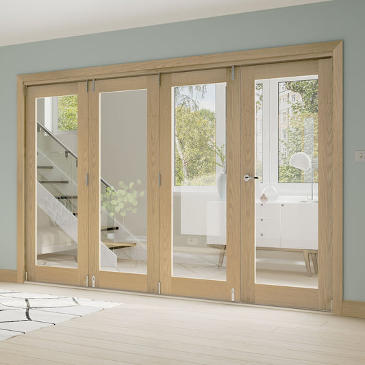B-Grade Oak Internal Unfinished Fold Room Divider Kit (51822)