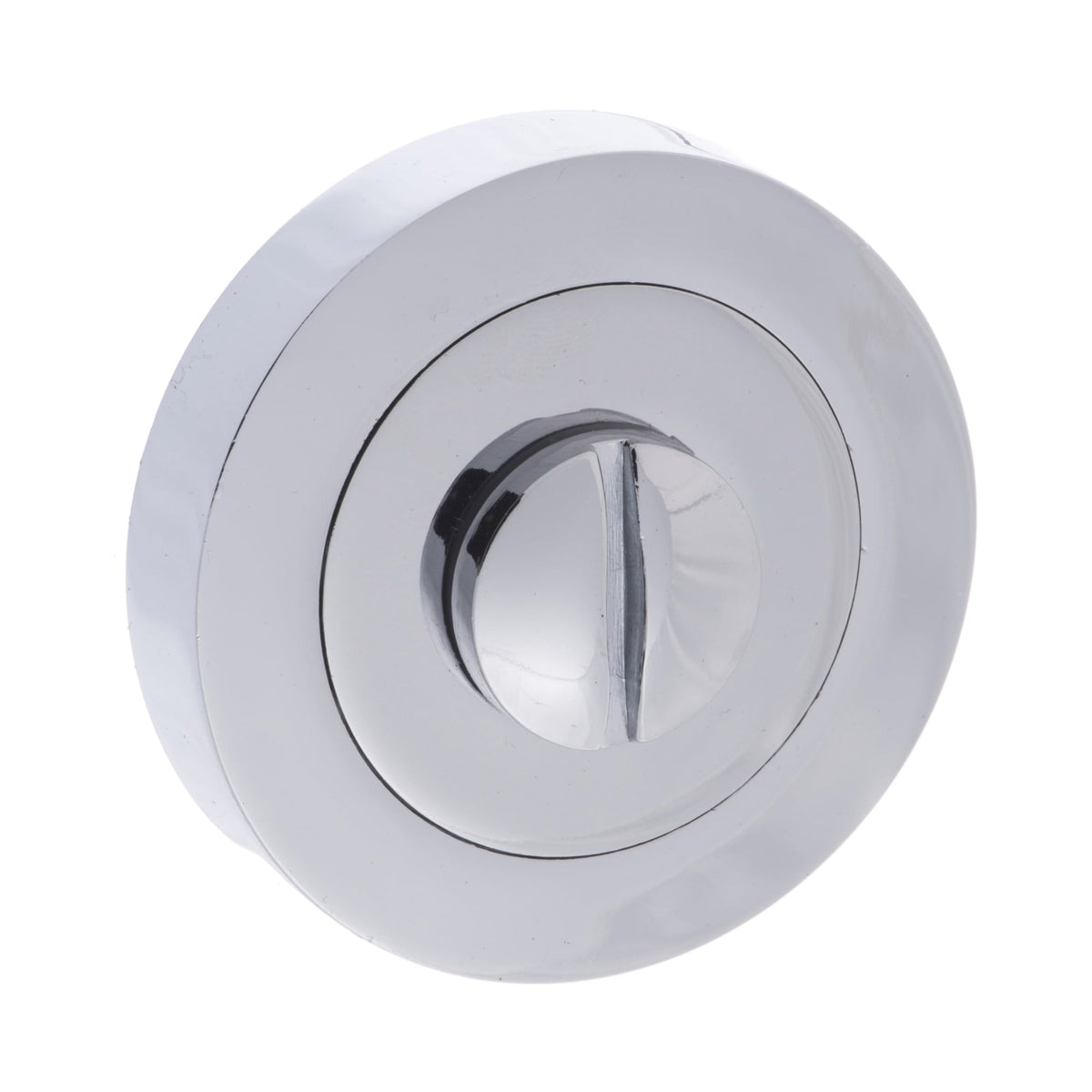 Wc Rotation Stops Atlantic UK Status Round WC Turn and Release - Polished Chrome