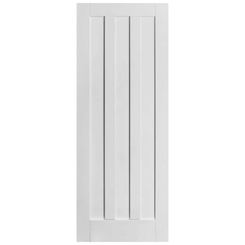 White Internal Primed Ashton 3 Panel Door (51872)