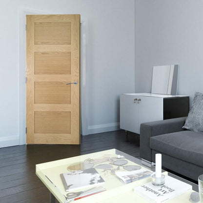 B-Grade Oak Internal Unfinished Coventry 4 Panel Door (38482)