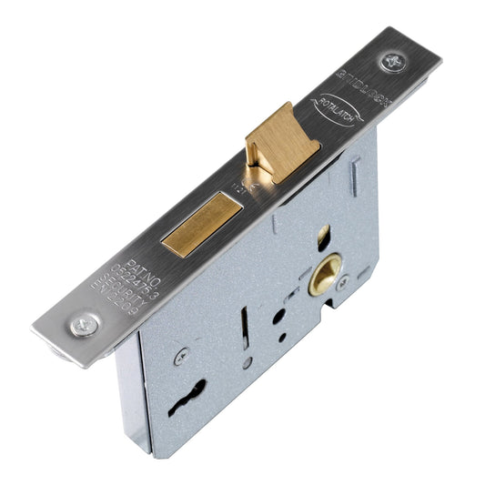 75mm (3") 3 Lever Mortice Sash Lock - Satin Stainless Steel (75959)