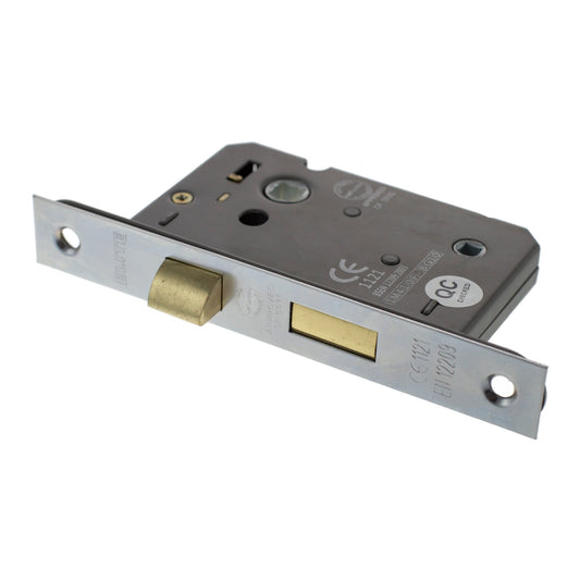 76mm (3'') CE Bathroom Lock - Satin Chrome (77778)