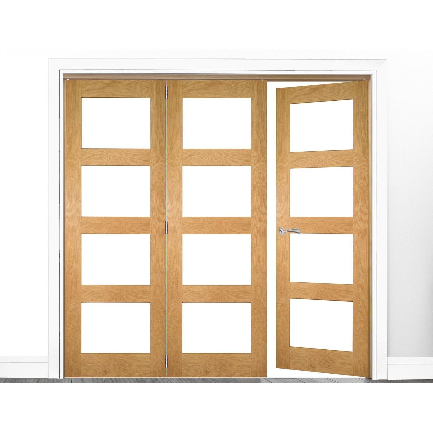 B-Grade Oak Internal Unfinished Fold Room Divider Kit (51822)