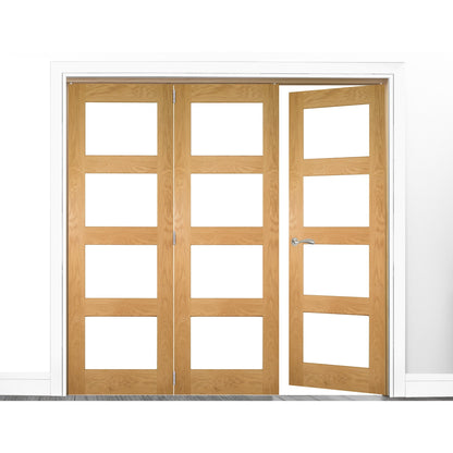 B-Grade Oak Internal Unfinished Fold Room Divider Kit (51822)