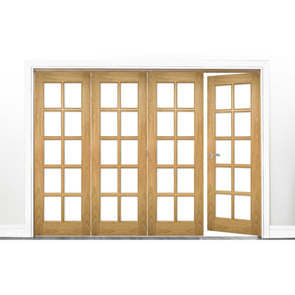 B-Grade Oak Internal Unfinished Fold Room Divider Kit (51822)