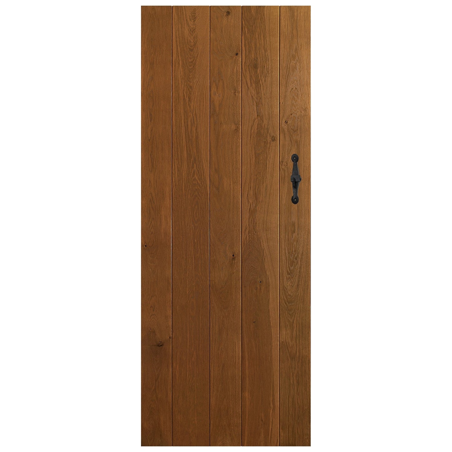 Oak Internal Fully Finished Rustic Grange Solid Ledged Door (HOLB)