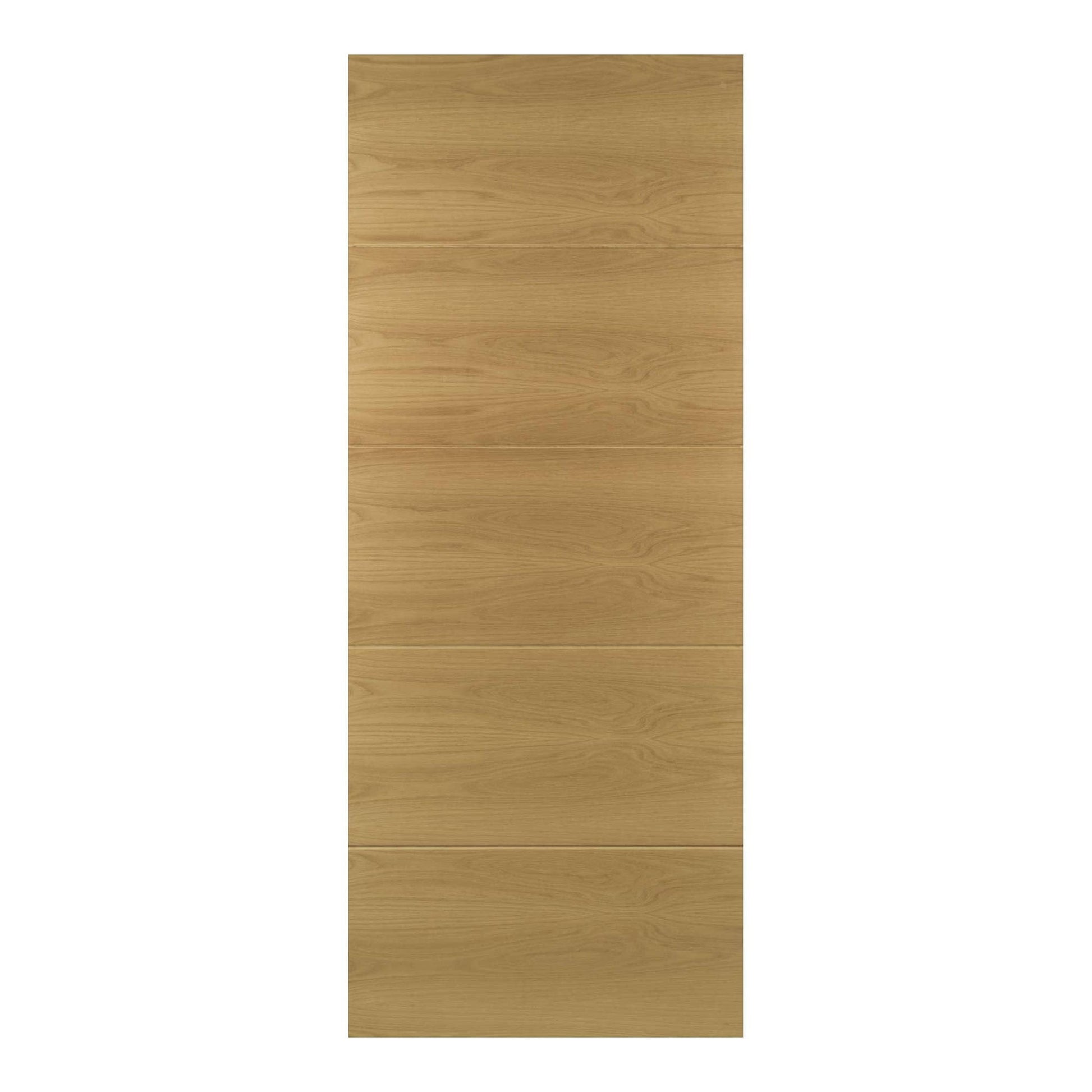 B-Grade Oak Internal Fully Finished Augusta 5 Panel FD30 Fire Door (38421)