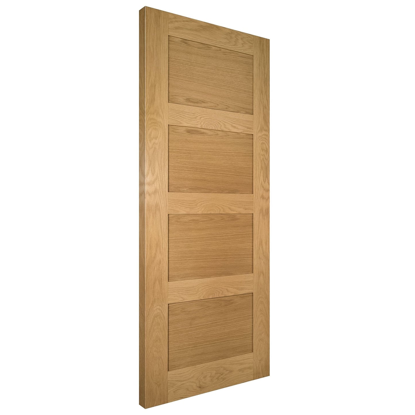 B-Grade Oak Internal Unfinished Coventry 4 Panel Door (38482)