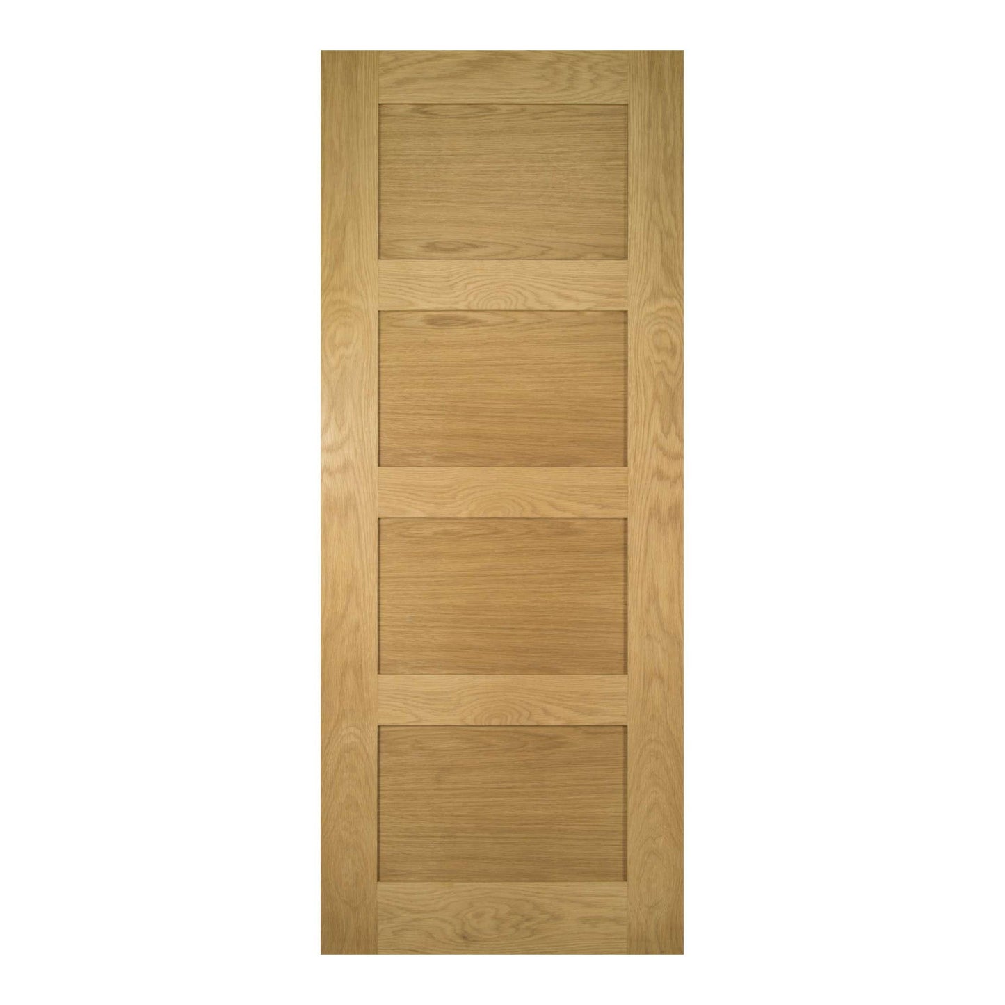 B-Grade Oak Internal Unfinished Coventry 4 Panel Door (38482)