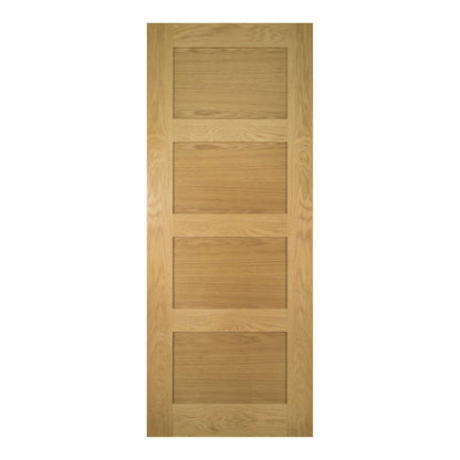 B-Grade Oak Internal Unfinished Coventry 4 Panel Door (38482)