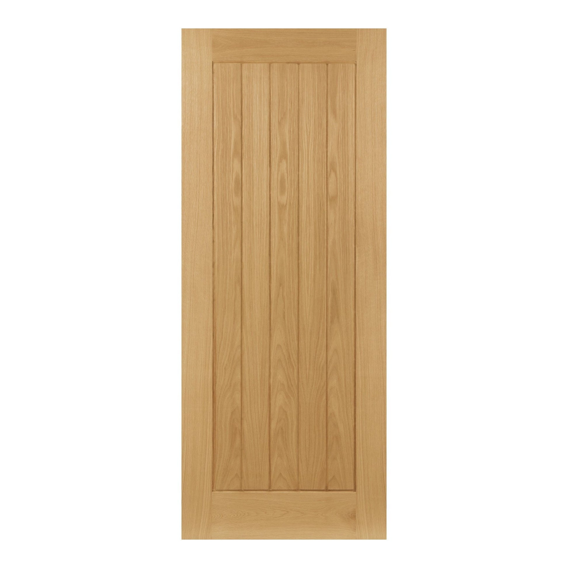 B-Grade Oak Internal Fully Finished Ely 1 Panel FD30 Fire Door (38408)