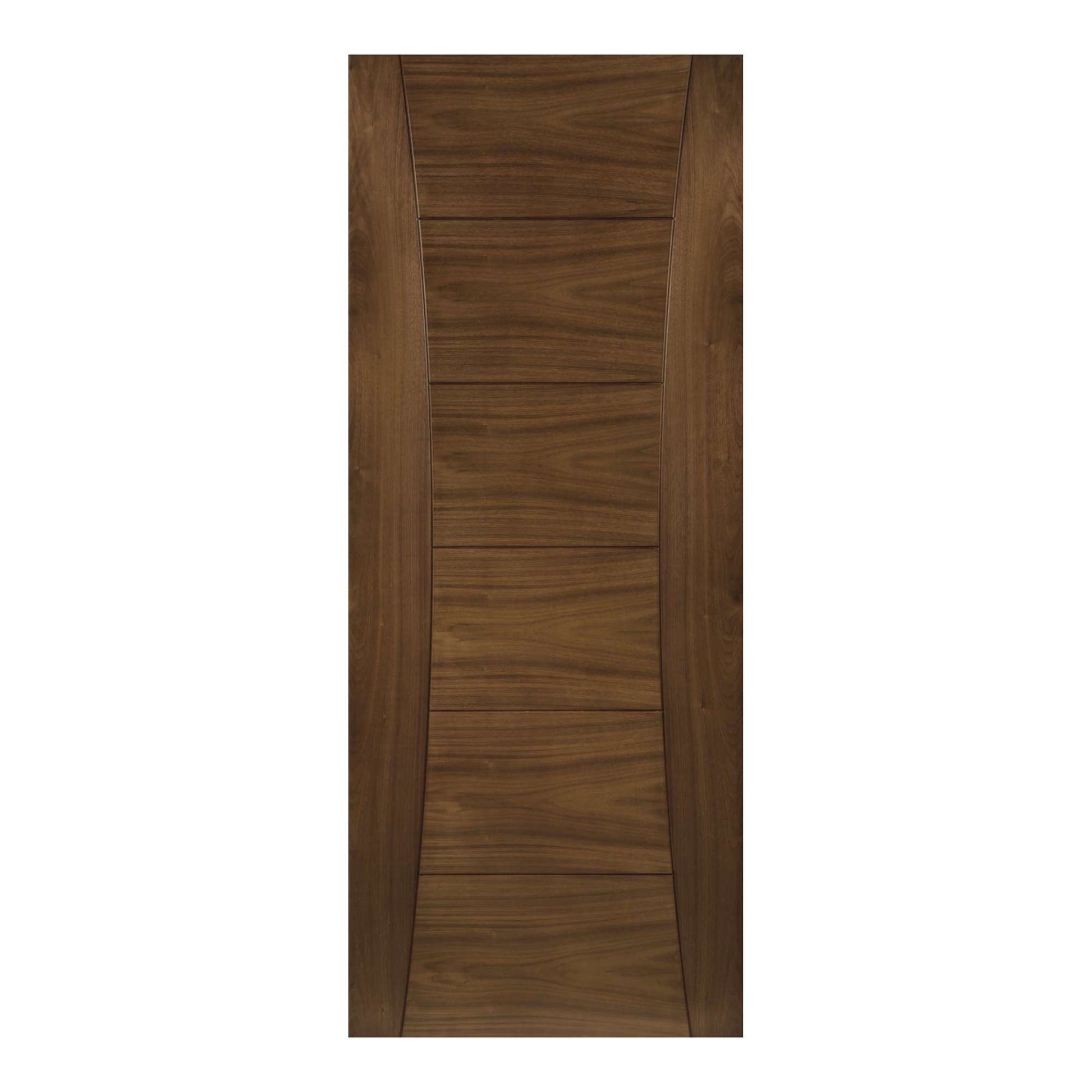 B-Grade Walnut Internal Fully Finished Pamplona 6 Panel Door (45327)