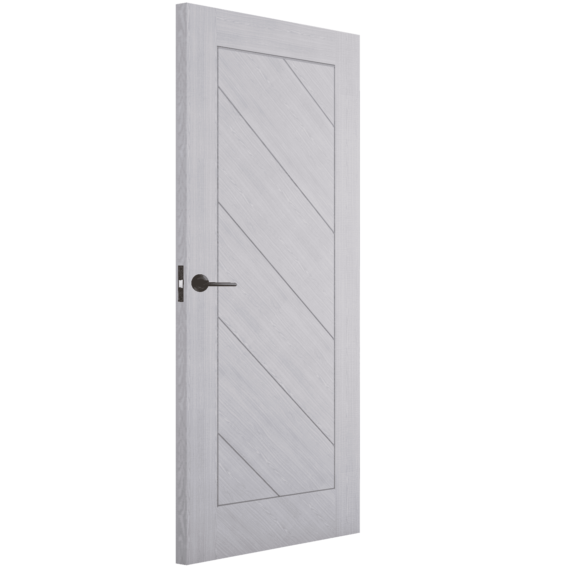 B-Grade Light Grey Internal Fully Finished Torino 6 Panel FD30 Fire Door (85869)