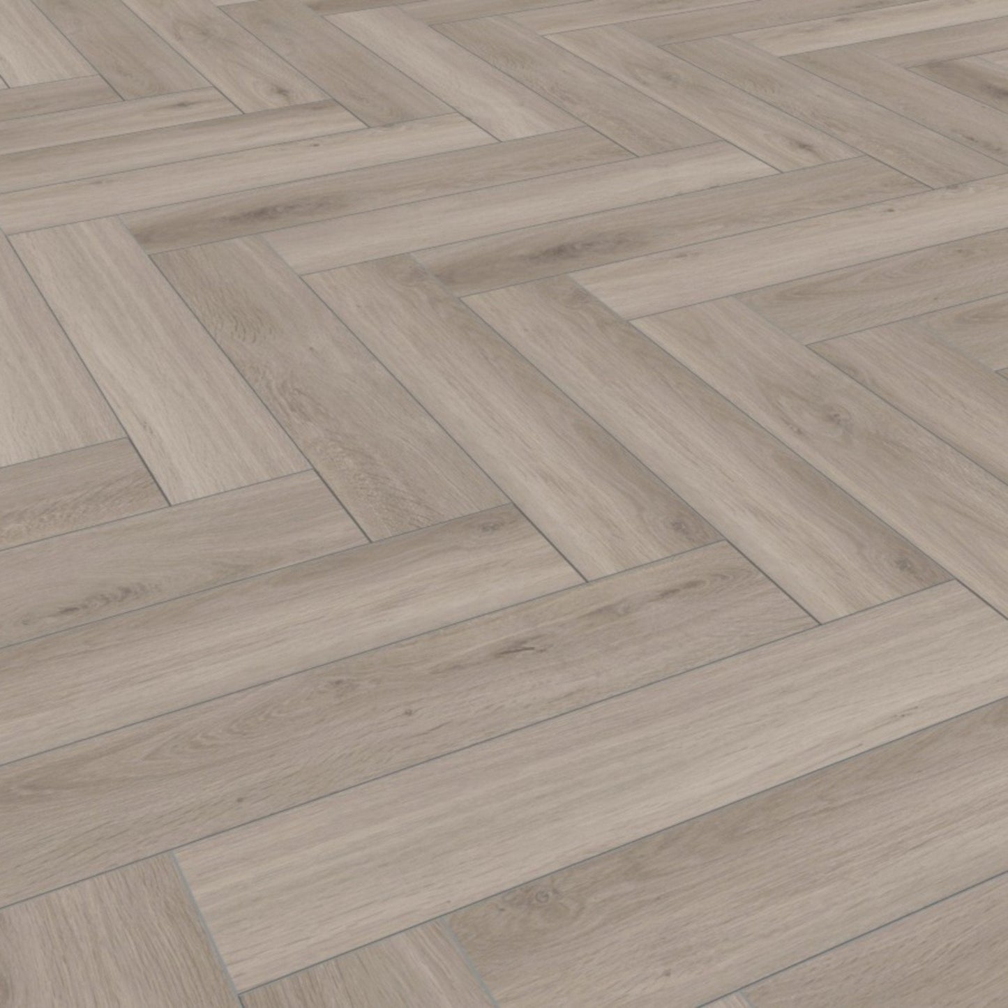 Oak Silver - Herringbone 8mm Laminate Flooring (89187)