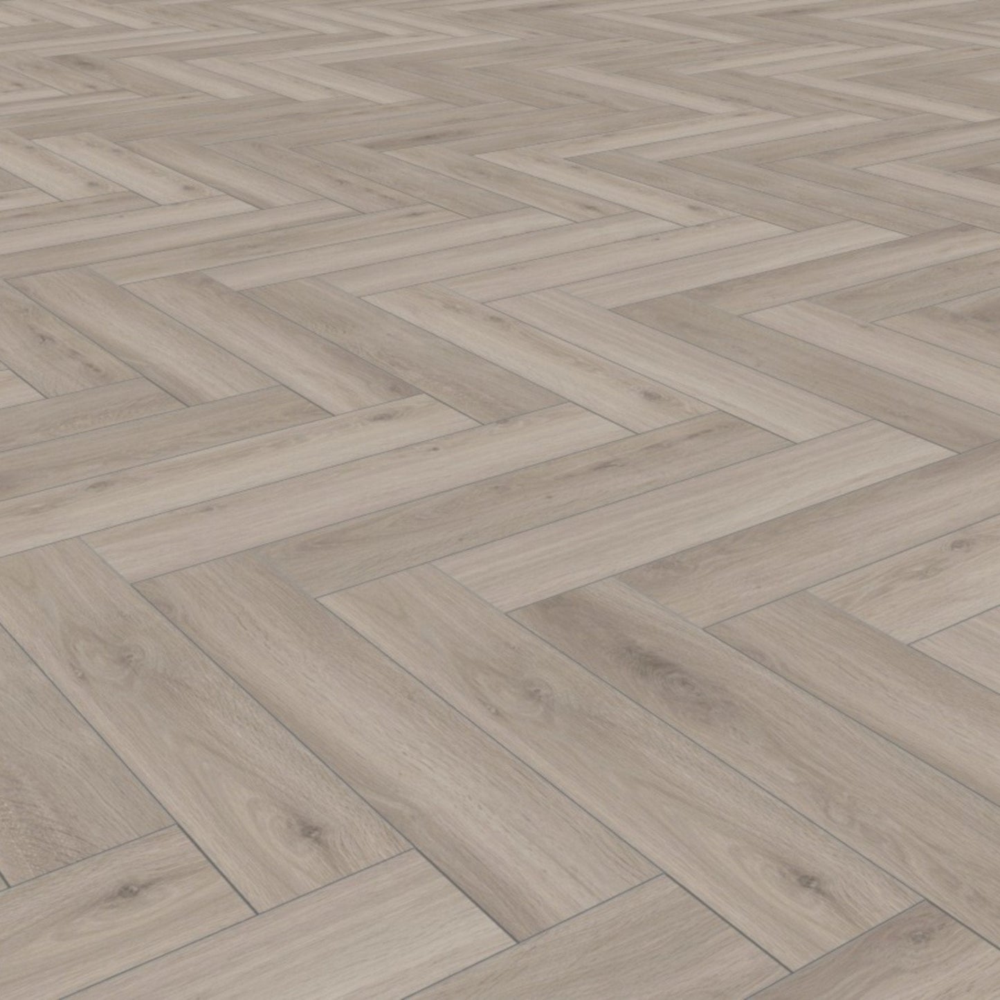 Oak Silver - Herringbone 8mm Laminate Flooring (89187)