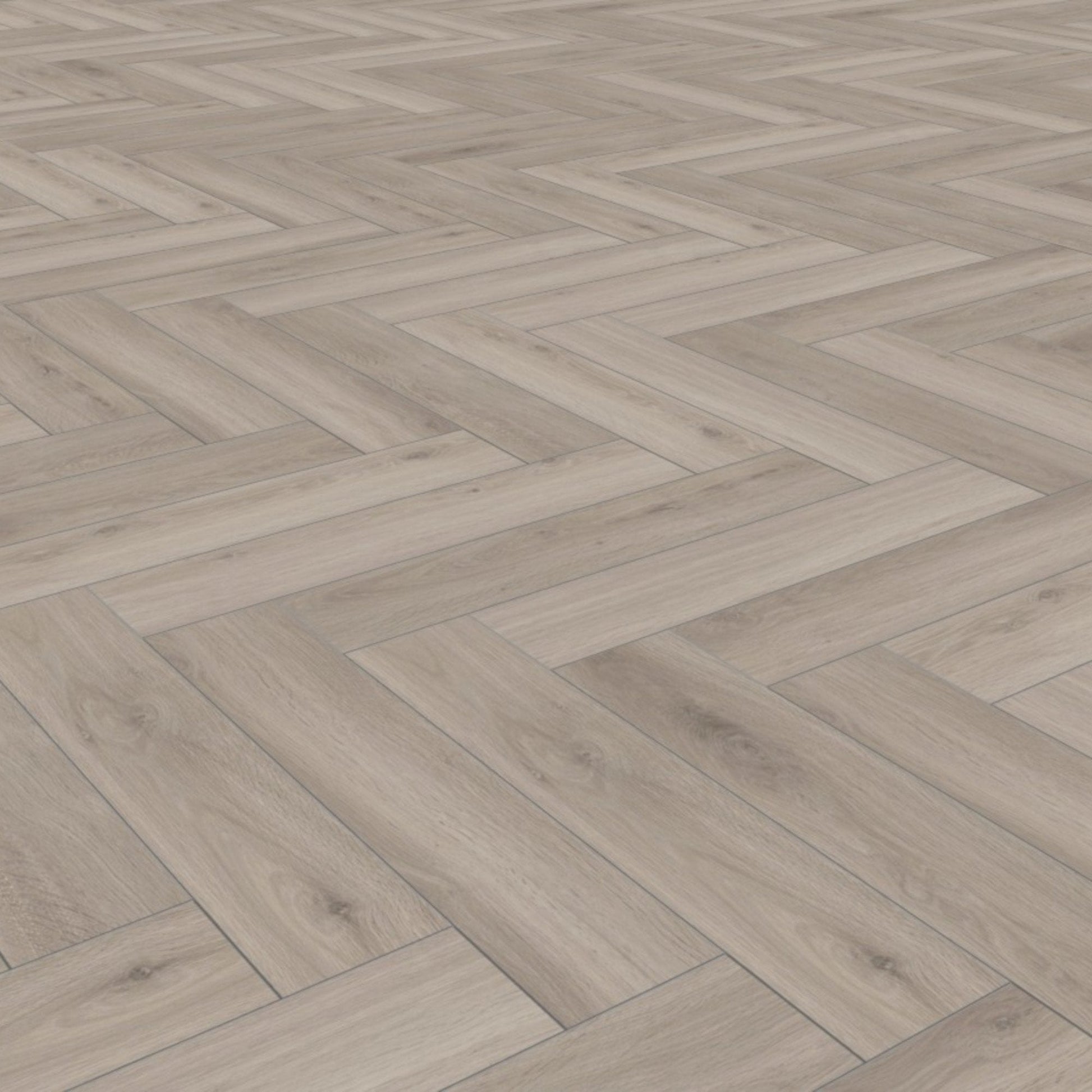 Oak Silver - Herringbone 8mm Laminate Flooring (89187)