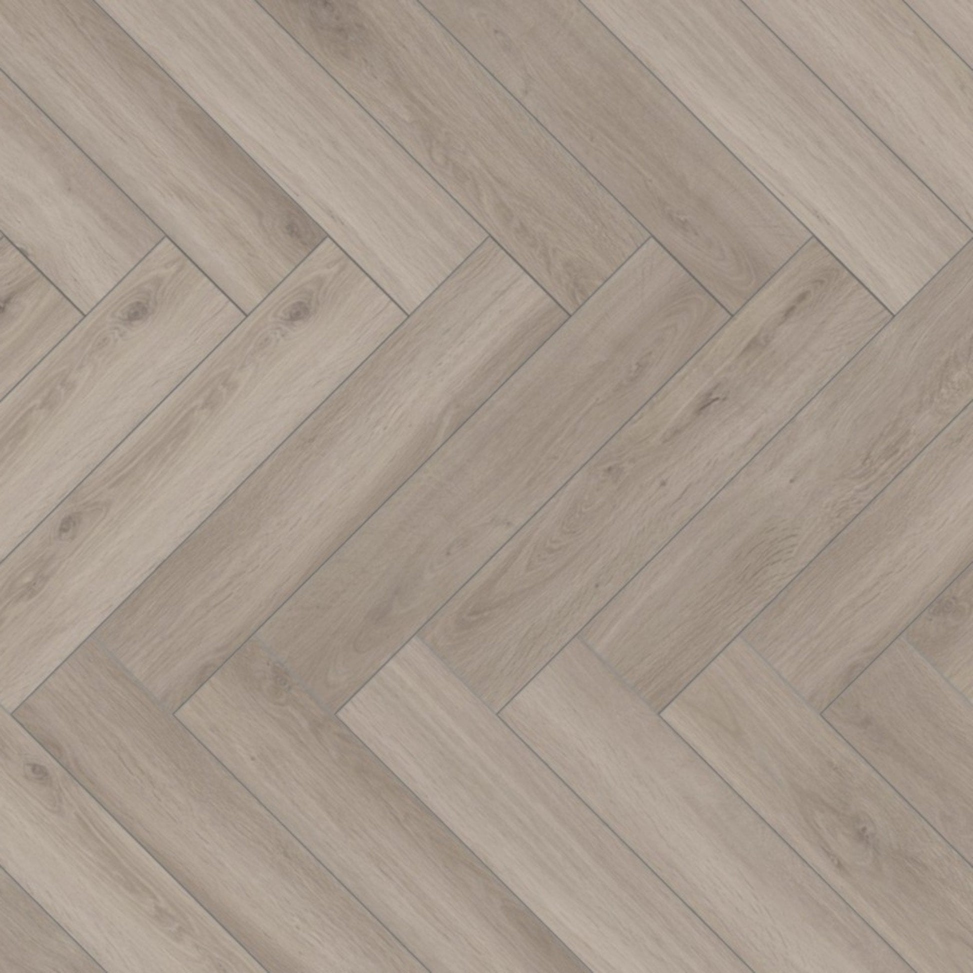 Oak Silver - Herringbone 8mm Laminate Flooring (89187)
