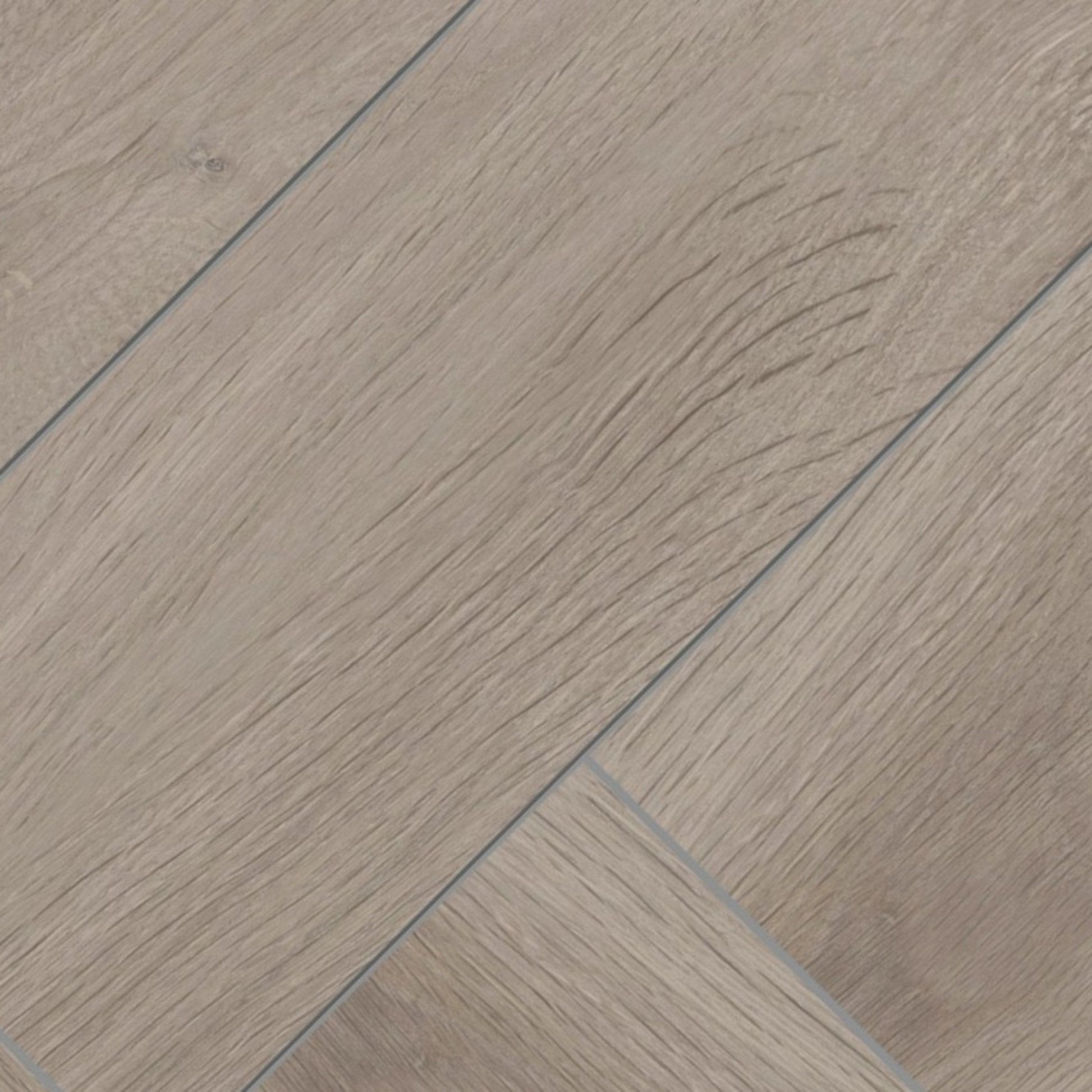 Oak Silver - Herringbone 8mm Laminate Flooring (89187)