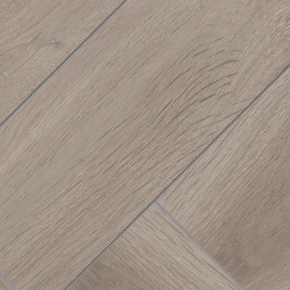 Oak Silver - Herringbone 8mm Laminate Flooring (89187)