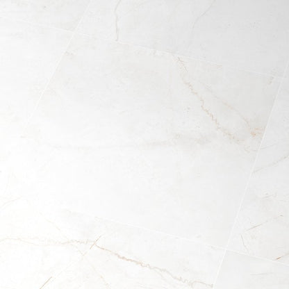 White Marble - Quadro 8mm High Gloss Laminate Flooring (5x Packs)
