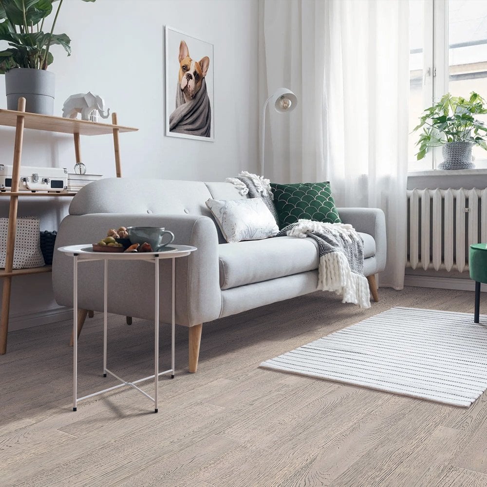 Stone Grey - Classic 10mm Engineered Real Wood Flooring (223755)