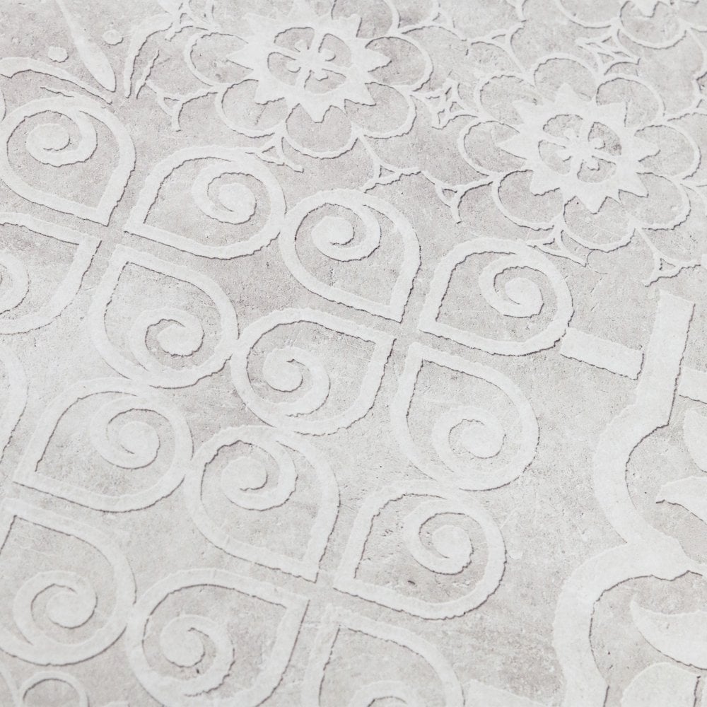 Relief White - Lustre Authentic 8mm Matt Laminate Flooring (48718)