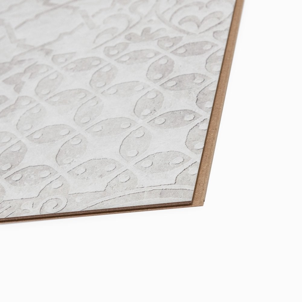 Relief White - Lustre Authentic 8mm Matt Laminate Flooring (48718)