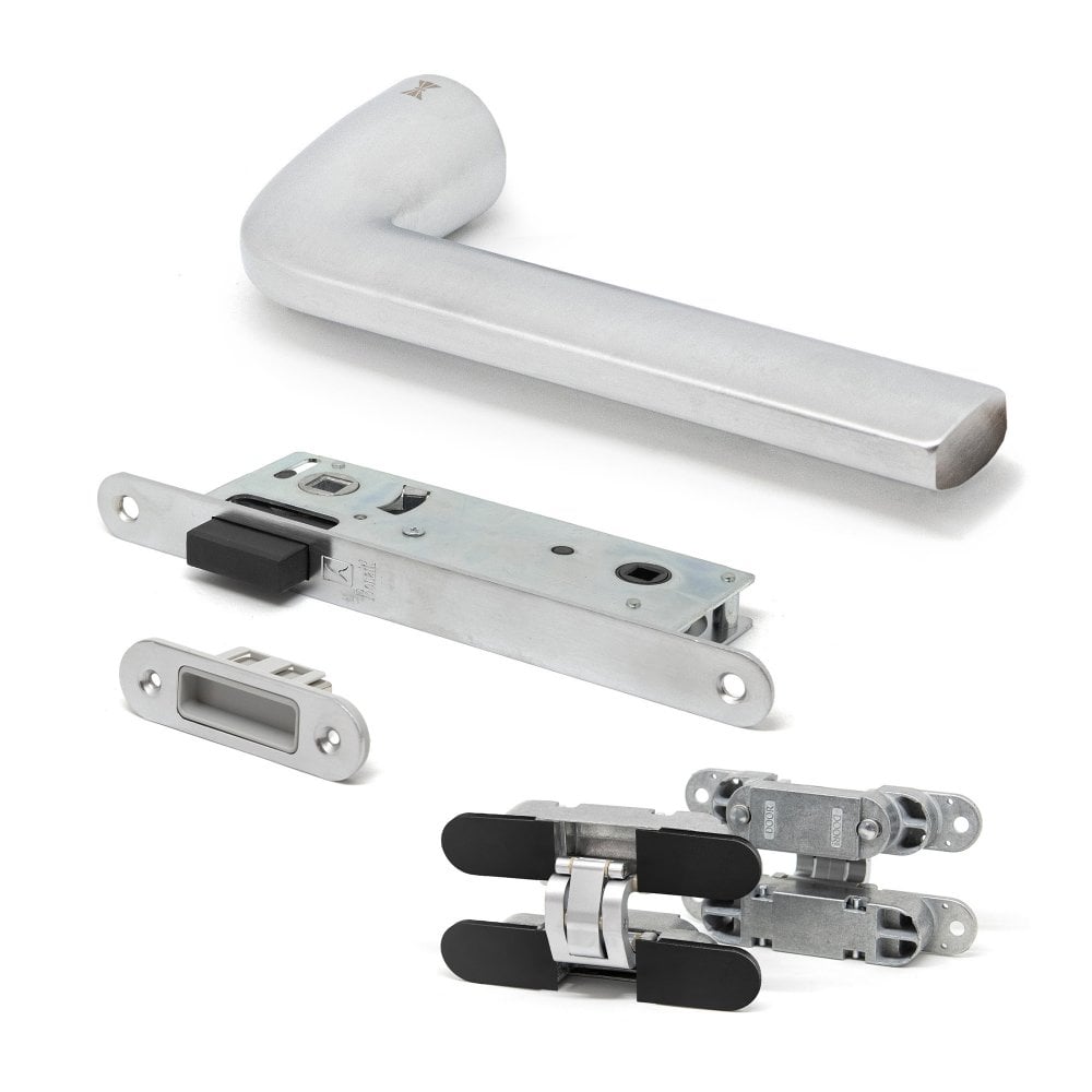 Studio Round Rose Slim Handle Pack - Satin Chrome (1301)