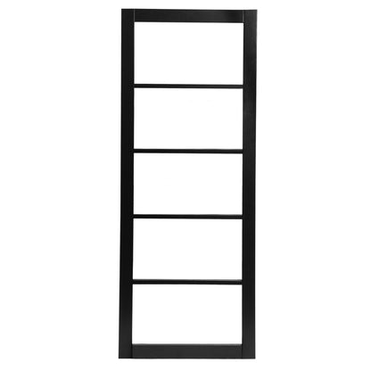Graphite Black Internal Fully Finished Industrial Studio 5 Light Clear Glass Door (105836)
