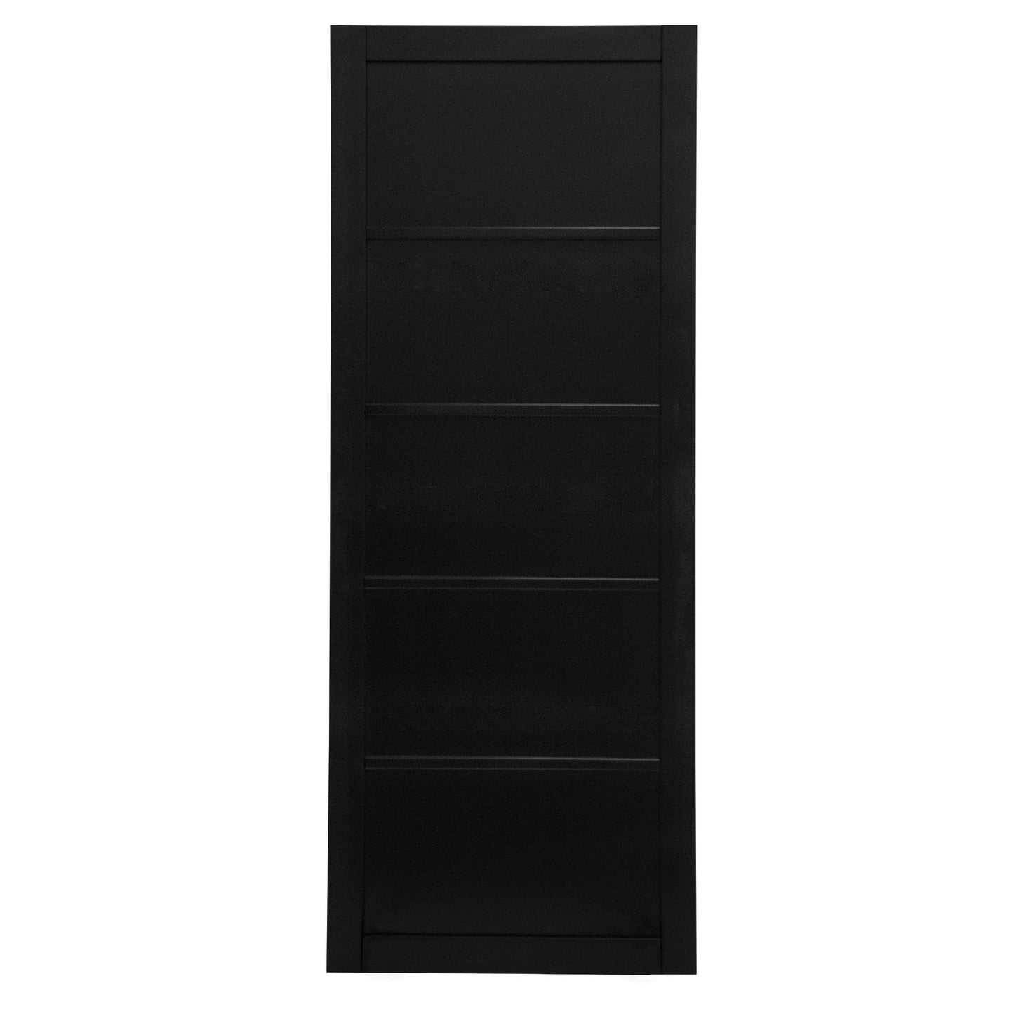 Graphite Black Internal Fully Finished Industrial Studio 5 Panel Door (105838)