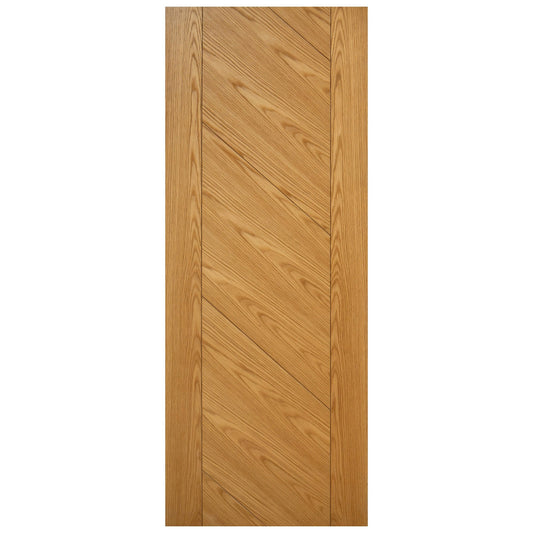 Internal Oak Fully Finished Porto FD30 Fire Door (LIBOAKPORFD)