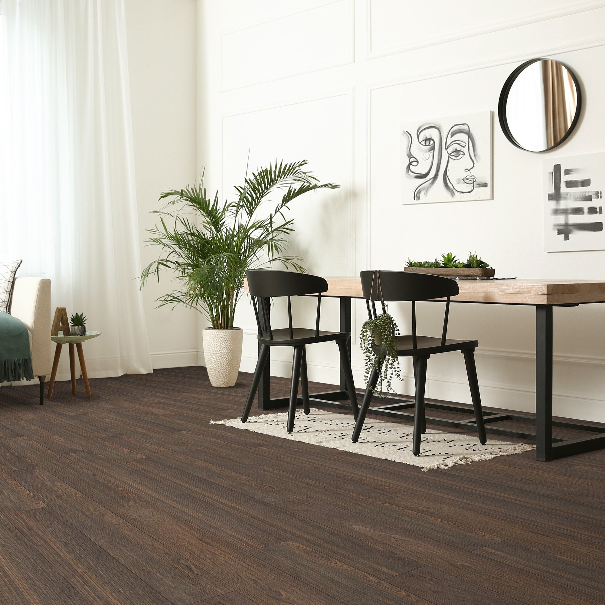 Kronotex Tuscany Walnut - Exquisite 8mm Laminate Flooring (54184)