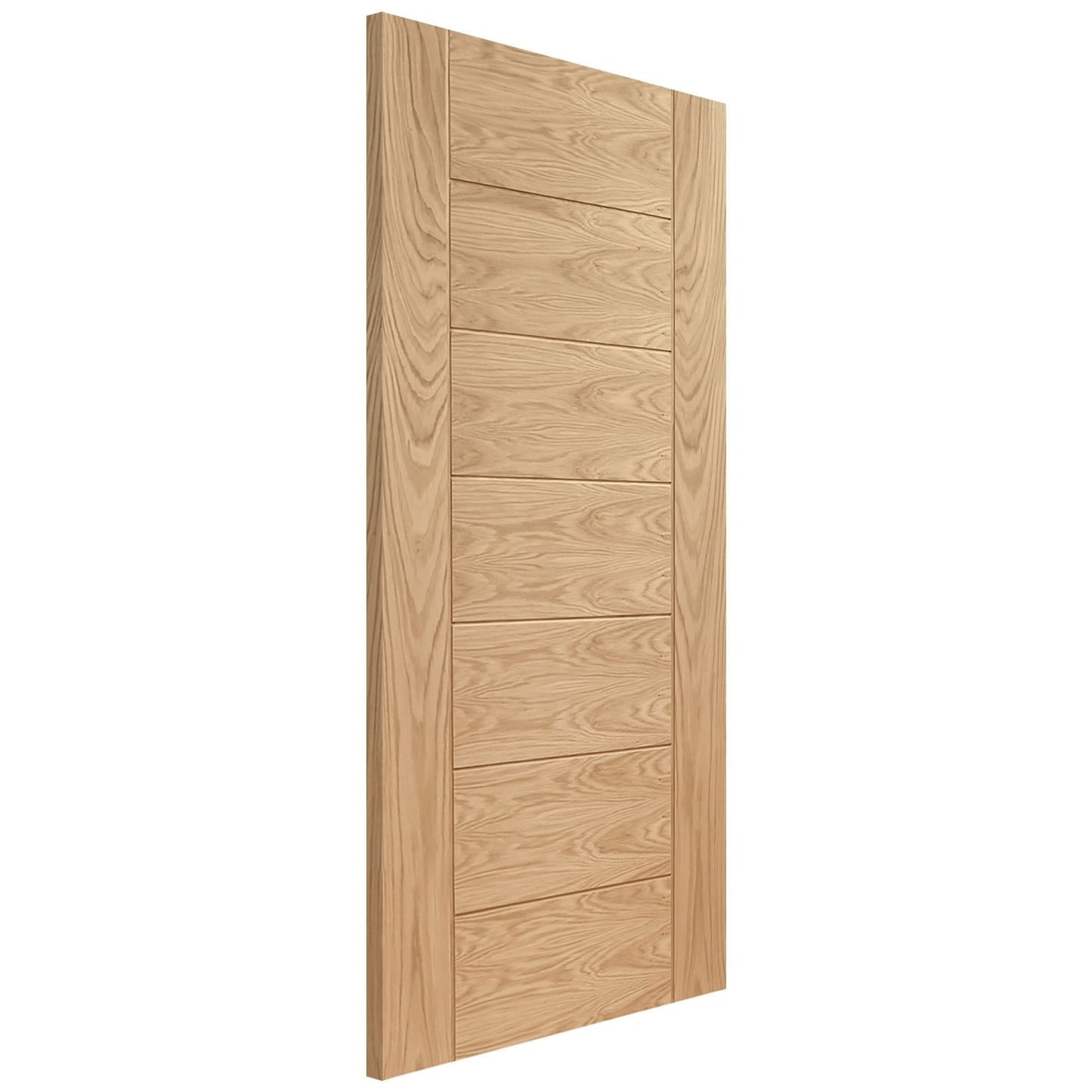 Oak Internal Fully Finished Pedrena 7 Panel FD30 Fire Door (93639)
