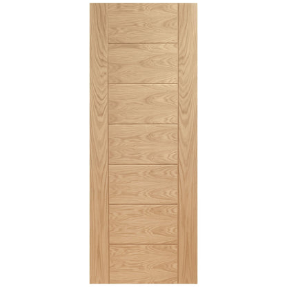 Oak Internal Fully Finished Pedrena 7 Panel FD30 Fire Door (93639)