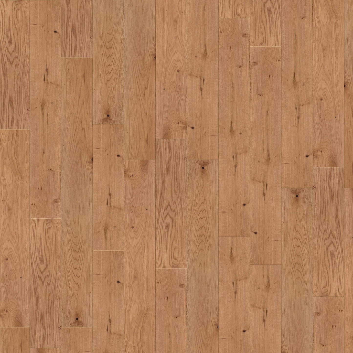 Natural Oak - Premier 14mm Brushed UV lacquer Engineered Real Wood Flooring (75571)