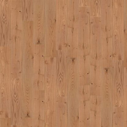 Natural Oak - Premier 14mm Brushed UV lacquer Engineered Real Wood Flooring (75571)