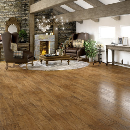 Amaretto Walnut - Elegance Water-resistant 8mm Laminate Flooring (108559)