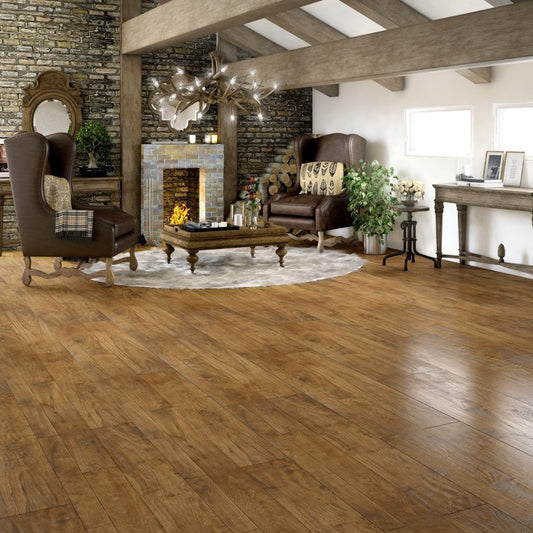 Amaretto Walnut - Elegance Water-resistant 8mm Laminate Flooring (108559)