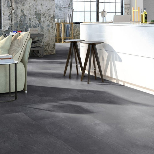 Black Slate - Universo Water-Resistant 8mm Laminate Flooring (113494)