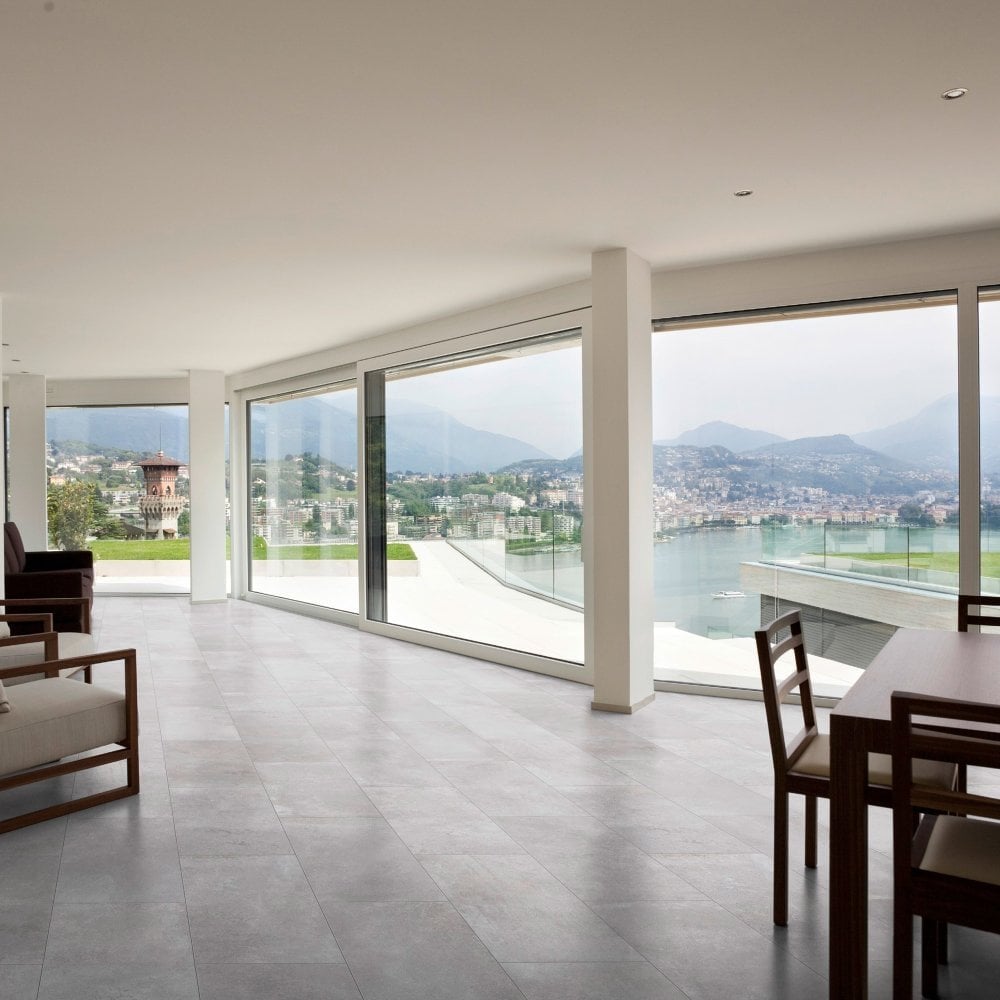 Concrete Beige Stone - Universo Water-Resistant 8mm Water-Resistant Laminate Flooring (113501)