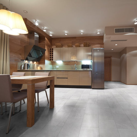Concrete White Stone - Universo Water-Resistant 8mm Water-Resistant Laminate Flooring (113504)