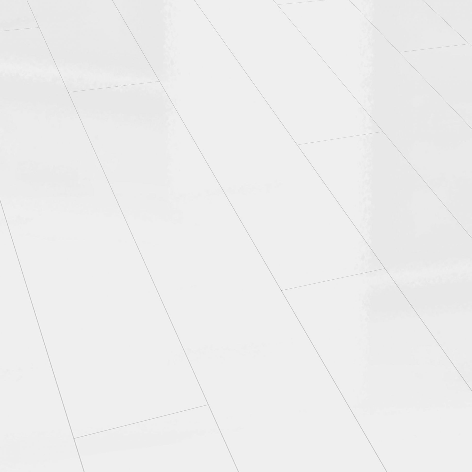 White - Lustre SPC 6mm High Gloss Rigid Core Vinyl Flooring (109179)