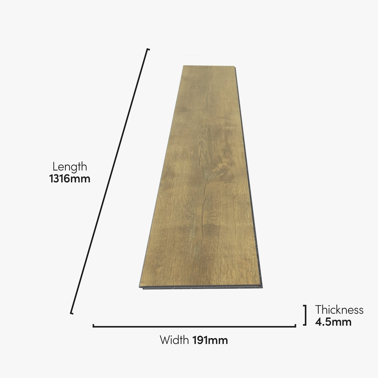 Roubaix Oak - Living Plus 4.5mm Luxury Vinyl Flooring (110317)