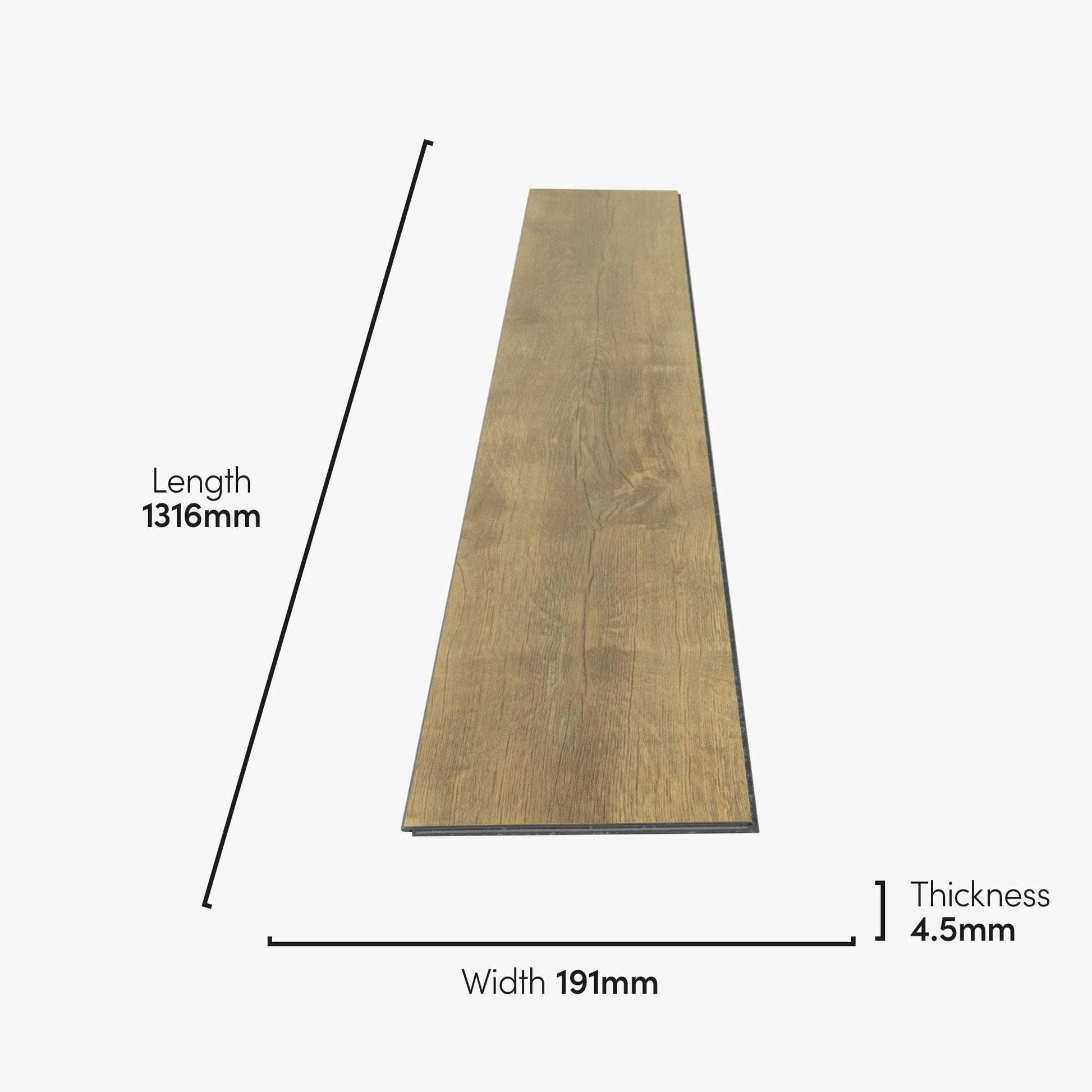Roubaix Oak - Living Plus 4.5mm Luxury Vinyl Flooring (110317)