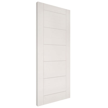 White Primed Linear 7P Door (LIN7P)