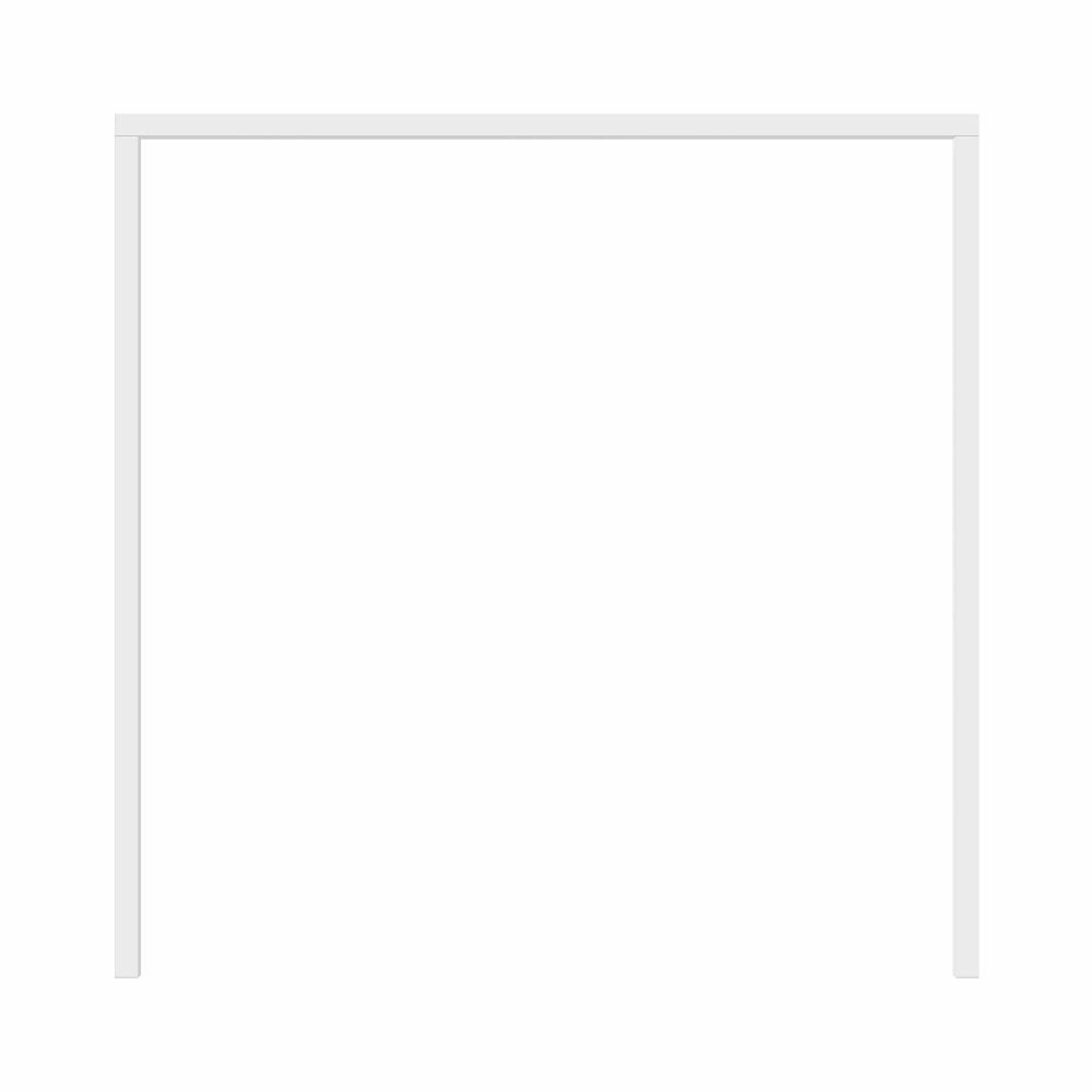 External Universal White Primed Garage Door Frame (LIBUNIGDF)