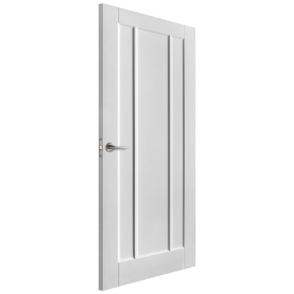 White Internal Primed Toledo 3 Panel Fire Door (115601)