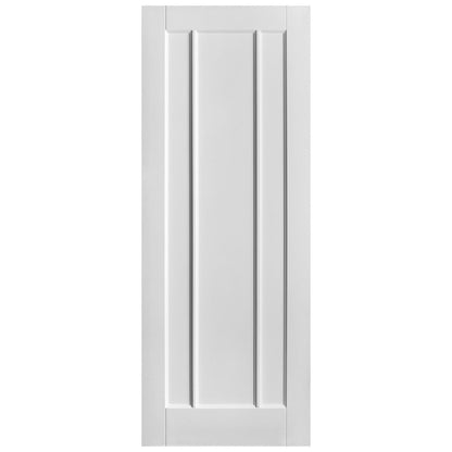 White Internal Primed Toledo 3 Panel Fire Door (115601)