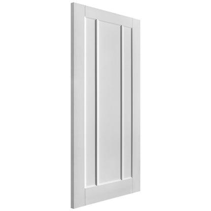 White Internal Primed Toledo 3 Panel Fire Door (115601)